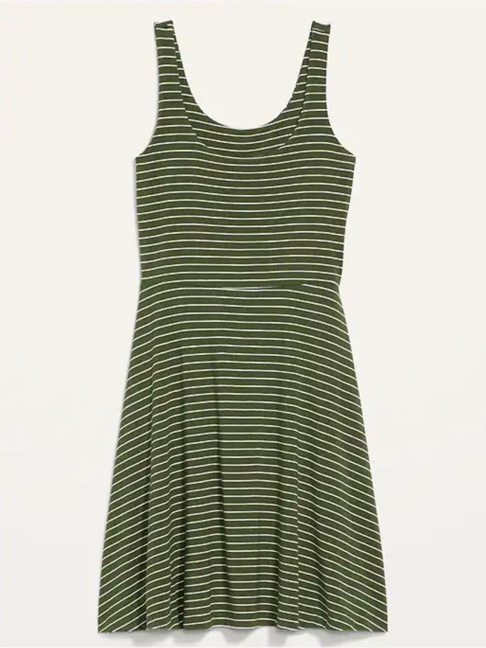 Old Navy Fit & Flare Striped Jersey Dress